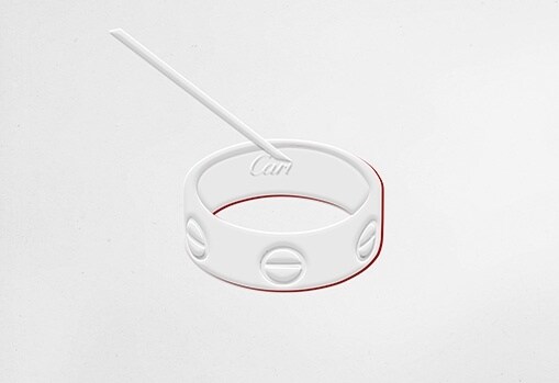 engraved cartier ring