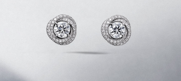 cartier trinity diamond earrings