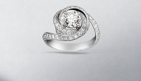 cartier square diamond ring