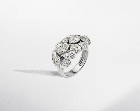 cartier 3 stone diamond ring