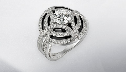 cartier square ring