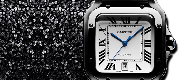 The new <br>Santos de Cartier watch