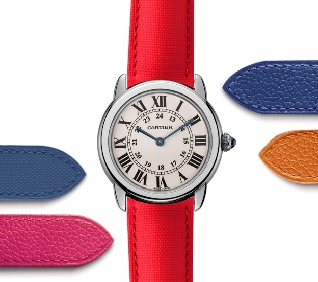 cartier leather straps