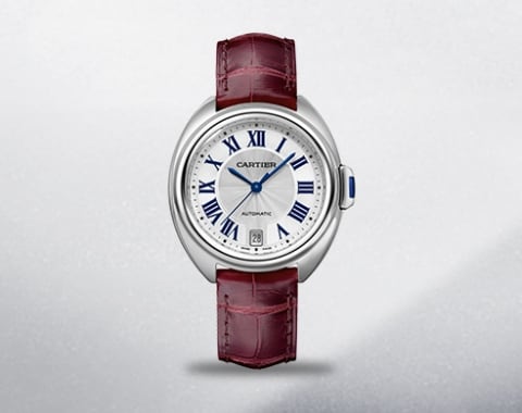 cartier women's leather watches
