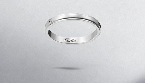 cartier silver band