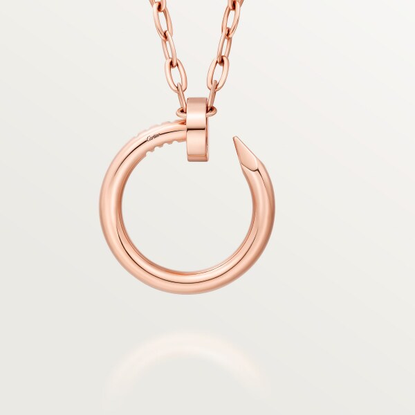 Juste un Clou long necklace, transformable, extra-large model Rose gold