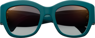 Signature C de Cartier 太陽眼鏡 藏藍色醋酸纖維，灰色鏡片