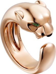 cartier panthere onyx ring