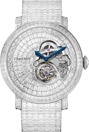 cartier white dial watch