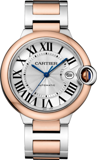 Cartier Cartier Watches Caribil Diver WSCA0010 Automatic Calendar Function Rotating Bezel Blue Dial Rubber/SS Men's Watch[431]Cartier Cartier Watches Caribr de Cartier CRW7100050 Automatic Automatic Men's Brown Dial PG/SS Pink Gold Stainless Steel Backske See-Through Back Daily Life Waterproof (2148103117268)[200]
