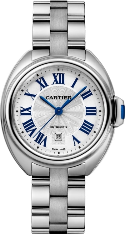 cartier watch stainless steel