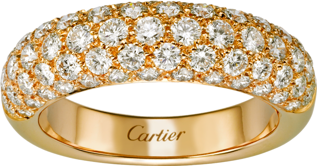 cartier yellow gold rings
