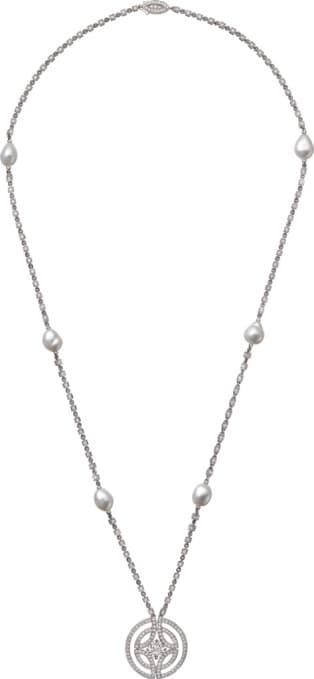 cartier black pearl necklace