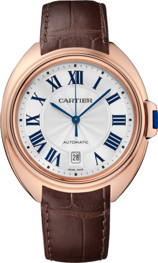 Cartier Must De Cartier Ronde Silber 925 Saphirglas Damenuhr Ref. 1815 1