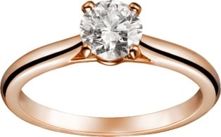 cartier 1895 solitaire ring yellow gold diamond price