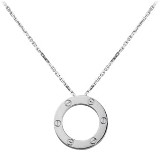 LOVE necklace - White gold - Cartier