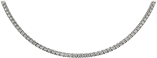 Essential Lines necklace White gold, diamonds
