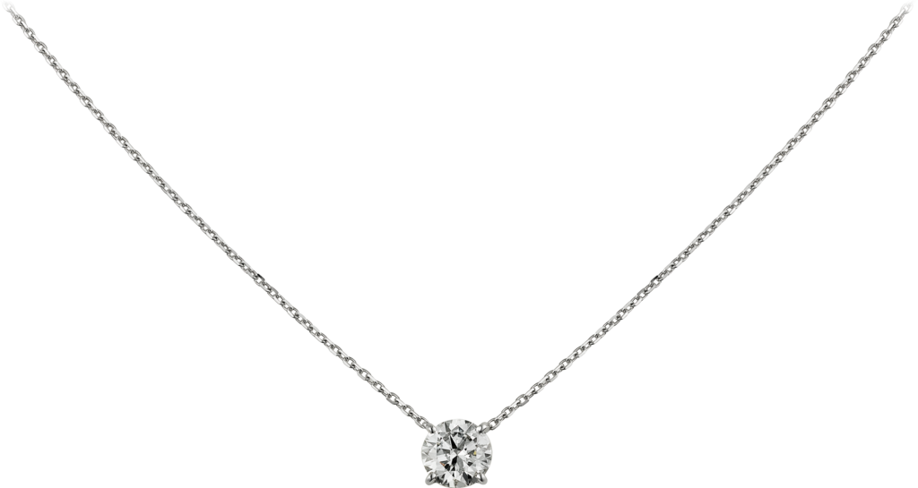 Cartier Diamond Solitaire Necklace on 