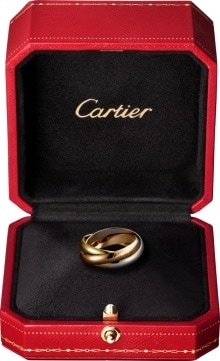cartier trinity ring engagement