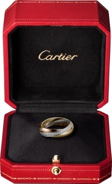 cartier trinity one ring