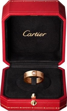 cartier three gold ring