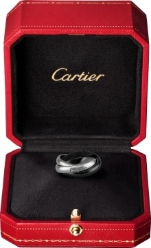 cartier trinity ceramic ring