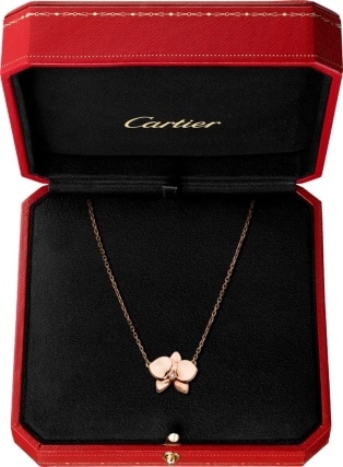 cartier orchid ring rose gold