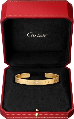 CRB6029817 - LOVE bracelet, 1 diamond 