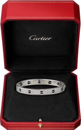 black ceramic cartier love bracelet