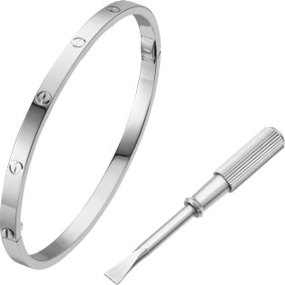 cartier love bracelet silver with gold