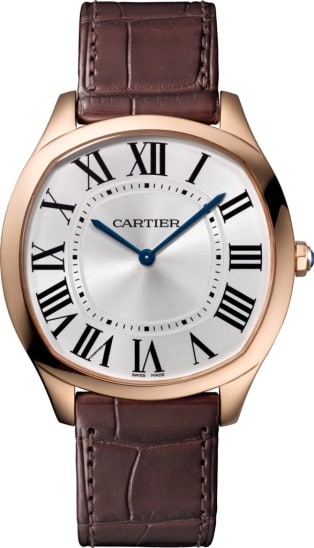 calibre de cartier watch large model 18k pink gold