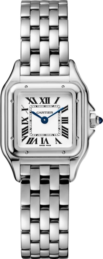 cartier panthère de cartier small stainless steel watch