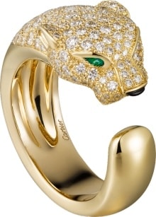 cartier ring emerald