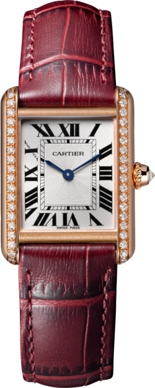 rose gold cartier watch