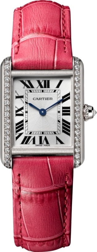 cartier watch white strap