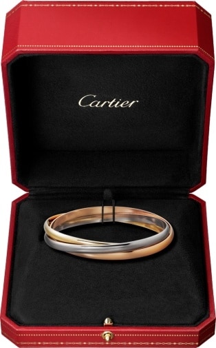 cartier trinity bracelet pink