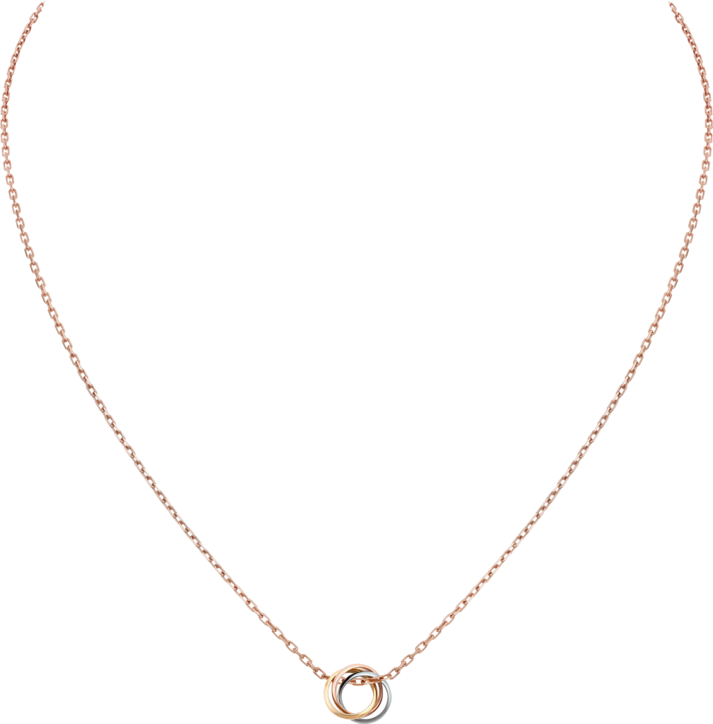 Trinity necklaceWhite gold, yellow gold, rose gold