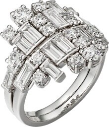 cartier ring white gold diamond