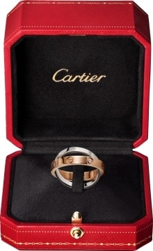 cartier love ring 6 diamonds