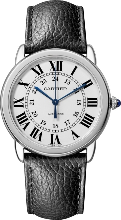 Cartier Ballon Bleu 33mm silver diamond W4BB0021
