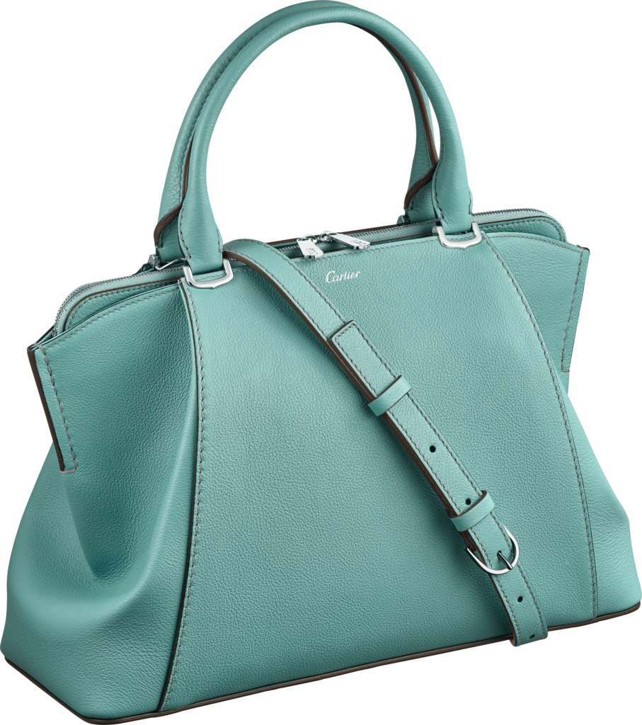 Green beryl-coloured taurillon leather 