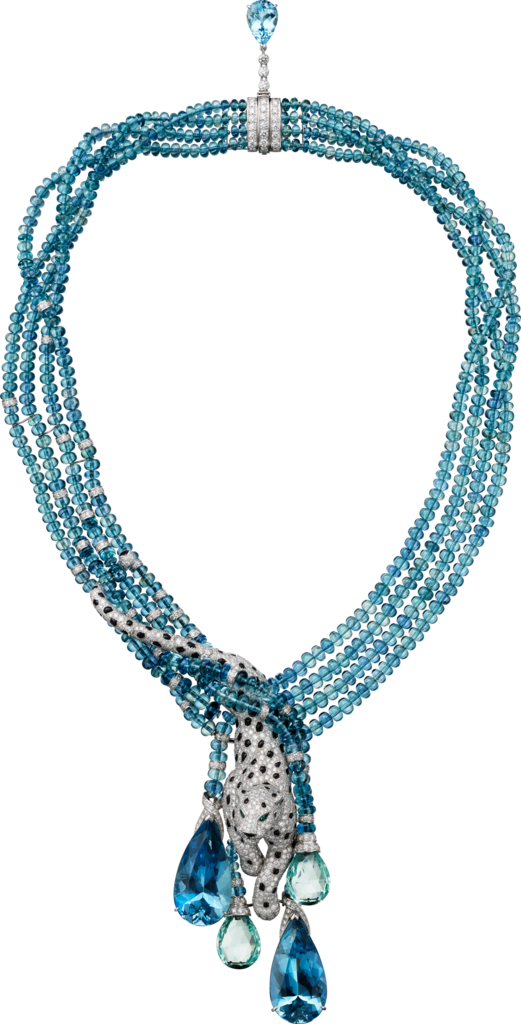 cartier blue necklace