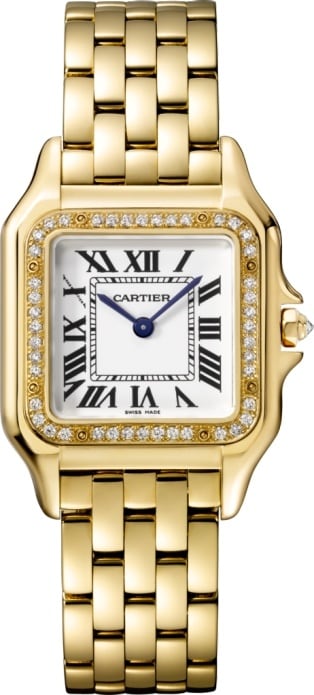 cartier watches gold and diamonds