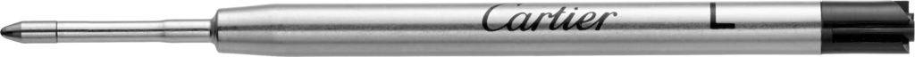粗咀原子筆黑墨補充筆芯適用於 Santos-Dumont、R de Cartier、Diabolo、Santos de Cartier 大型款及小型款、Louis Cartier 及 Trinity 原子筆。粗咀