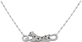 cartier emerald diamond necklace