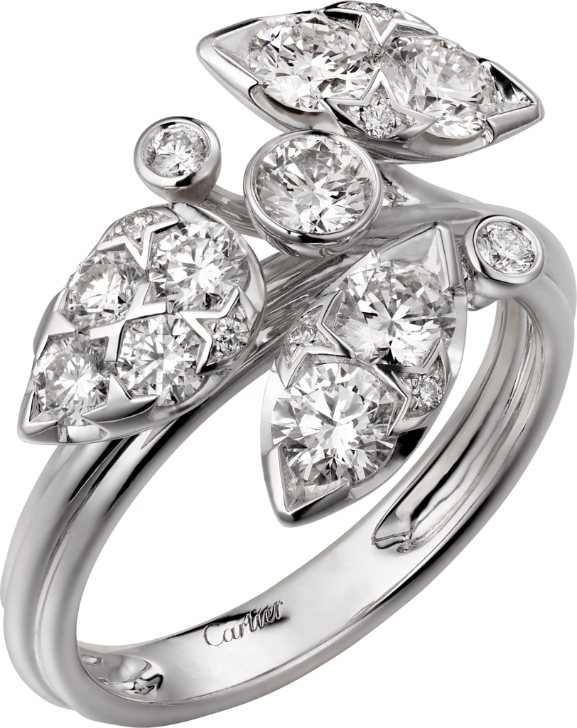 cartier ring full diamond