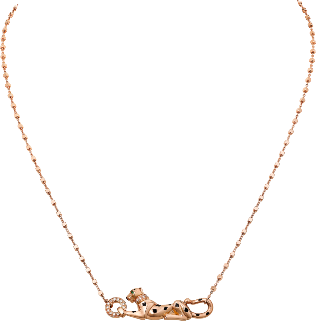 Panthère de Cartier necklaceRose gold, tsavorite garnets, diamonds