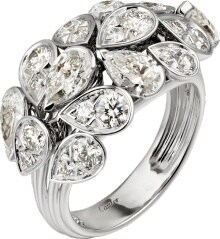 cartier pear shaped diamond ring