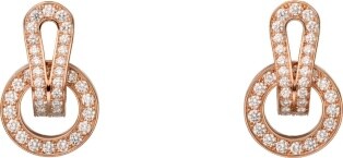 CRN8515156 - Agrafe earrings - Rose 