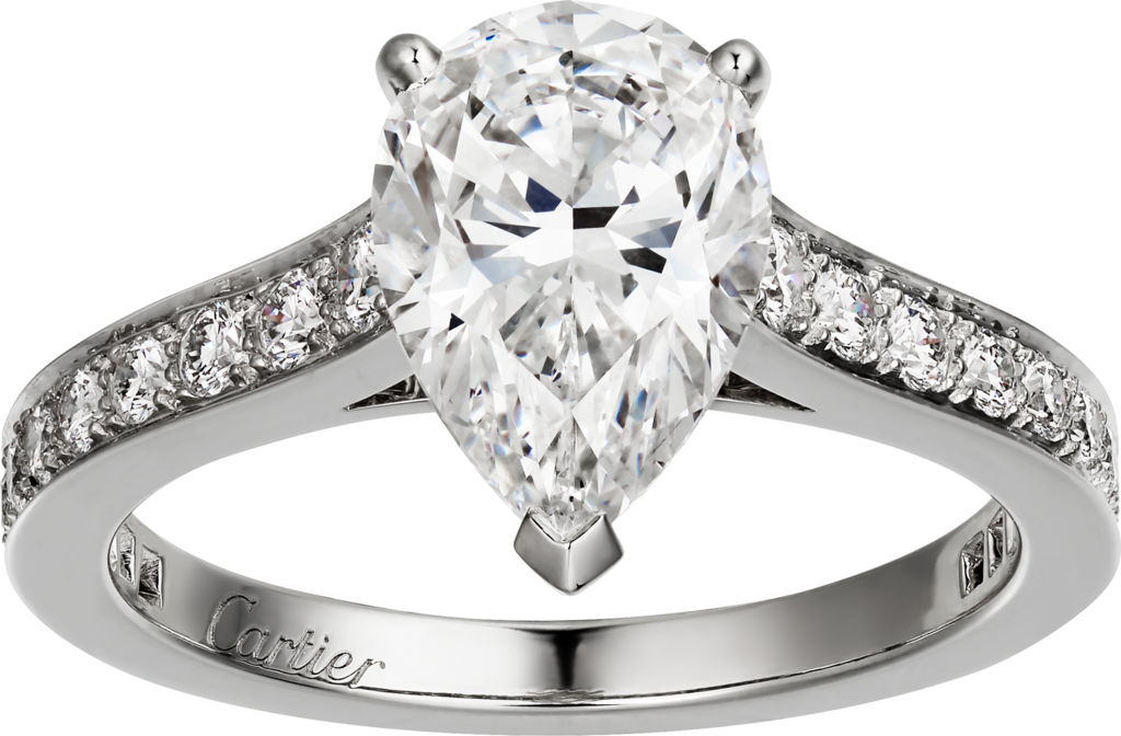 cartier solitaire 1895 rose gold